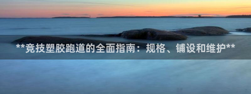 尊龙凯时平台入口：**竞技塑胶跑道的全面指南：规格、铺设和维护**
