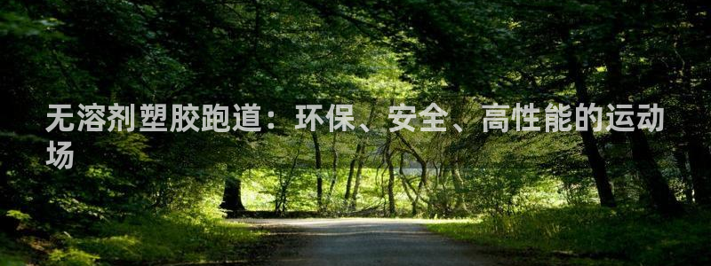 尊龙凯时代理能提出来不：无溶剂塑胶跑道：环保、安全、高性能的运动
场
