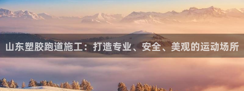 ag尊龙凯时集团：山东塑胶跑道施工：打造专业、安全、美观的运动场所