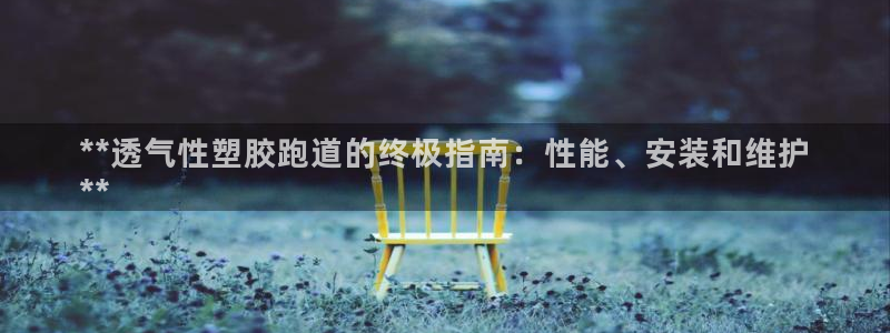 尊龙人生就是博下载：**透气性塑胶跑道的终极指南：性能、安装和维护
**