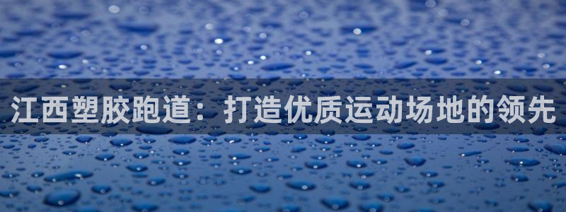 尊龙人生就是博：江西塑胶跑道：打造优质运动场地的领先