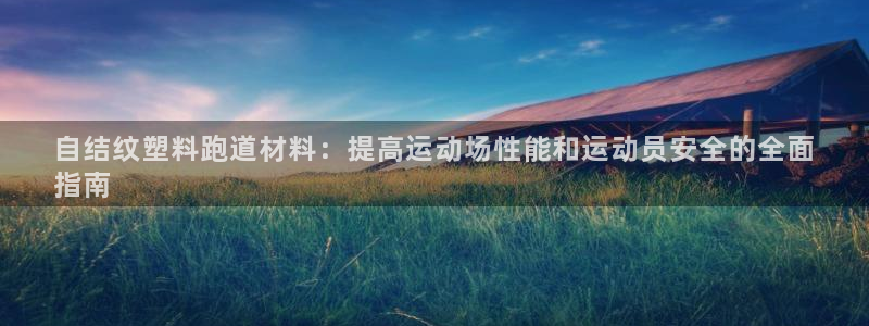 首页尊龙d88国际：自结纹塑料跑道材料：提高运动场性