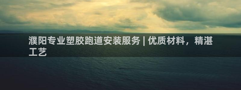 尊龙凯时官网：濮阳专业塑胶跑道安装服务 | 优质材料，精湛
工艺