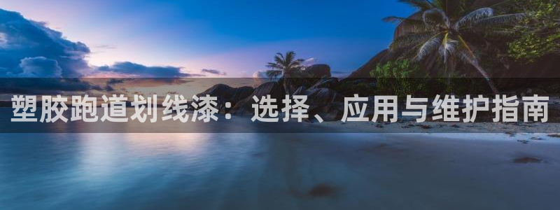 尊龙网站下分慢：塑胶跑道划线漆：选择、应用与维护指南