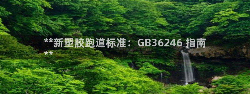 尊龙凯时官方网站：**新塑胶跑道标准：GB36246 指南
**