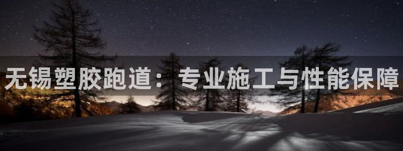 凯时app官网首页：无锡塑胶跑道：专业施工与性能保障